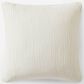 Sunday Citizen Snug Muslin 20" Square Throw Pillow in Natural Beige, , large