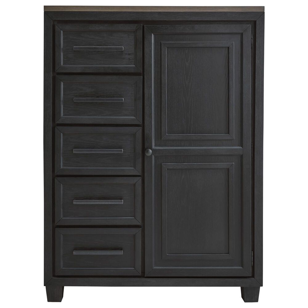 Millenium Foyland 5-Piece Queen Bedroom Set in Black and Brown, , large