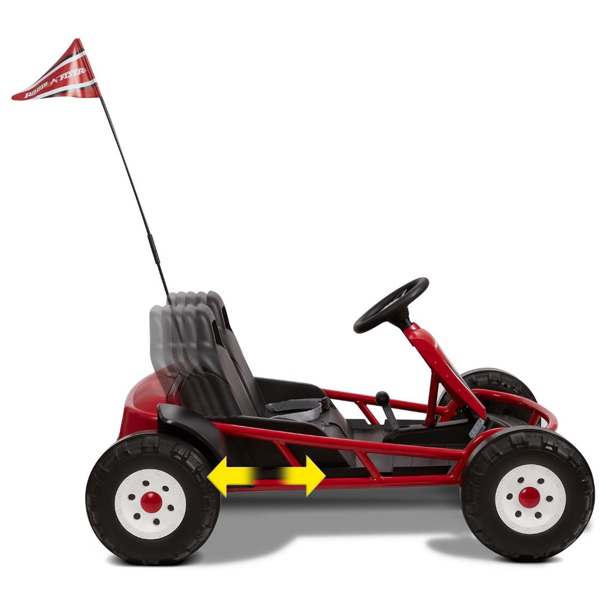Radio Flyer Ultimate 2-Seat Go-Kart in Red