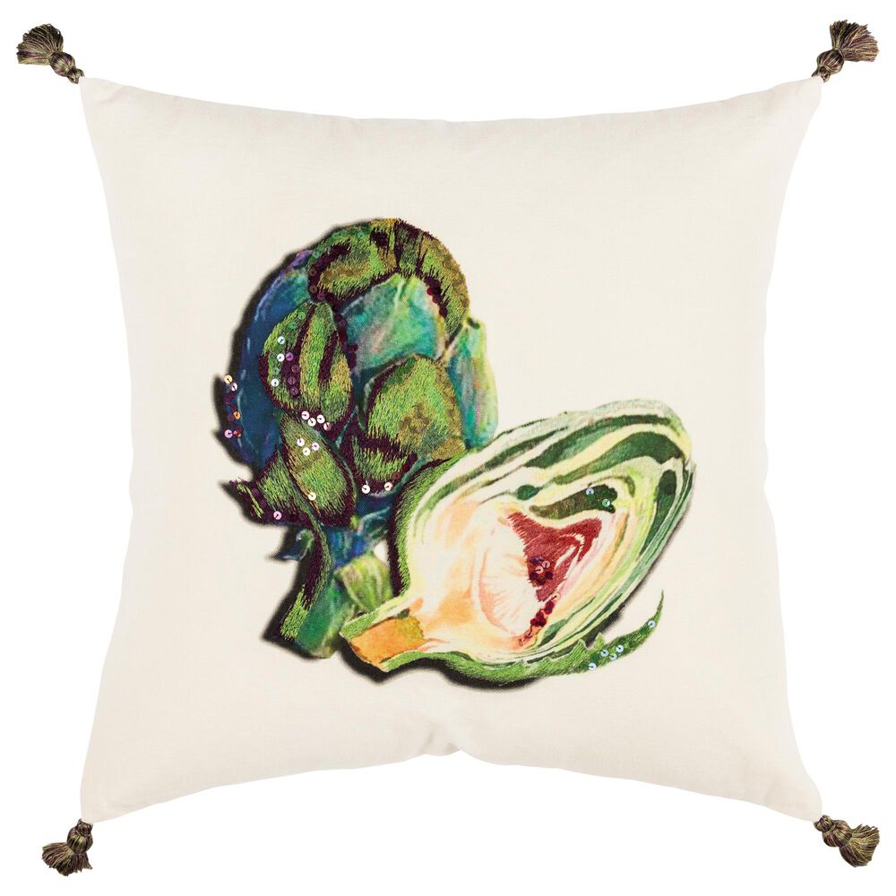 Rizzy Home Square 20" Pillow in Multi, , large
