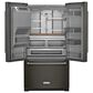 KitchenAid 26.8 Cu. Ft. Standard-Depth French Door Refrigerator with Exterior Ice and Water Dispenser, , large