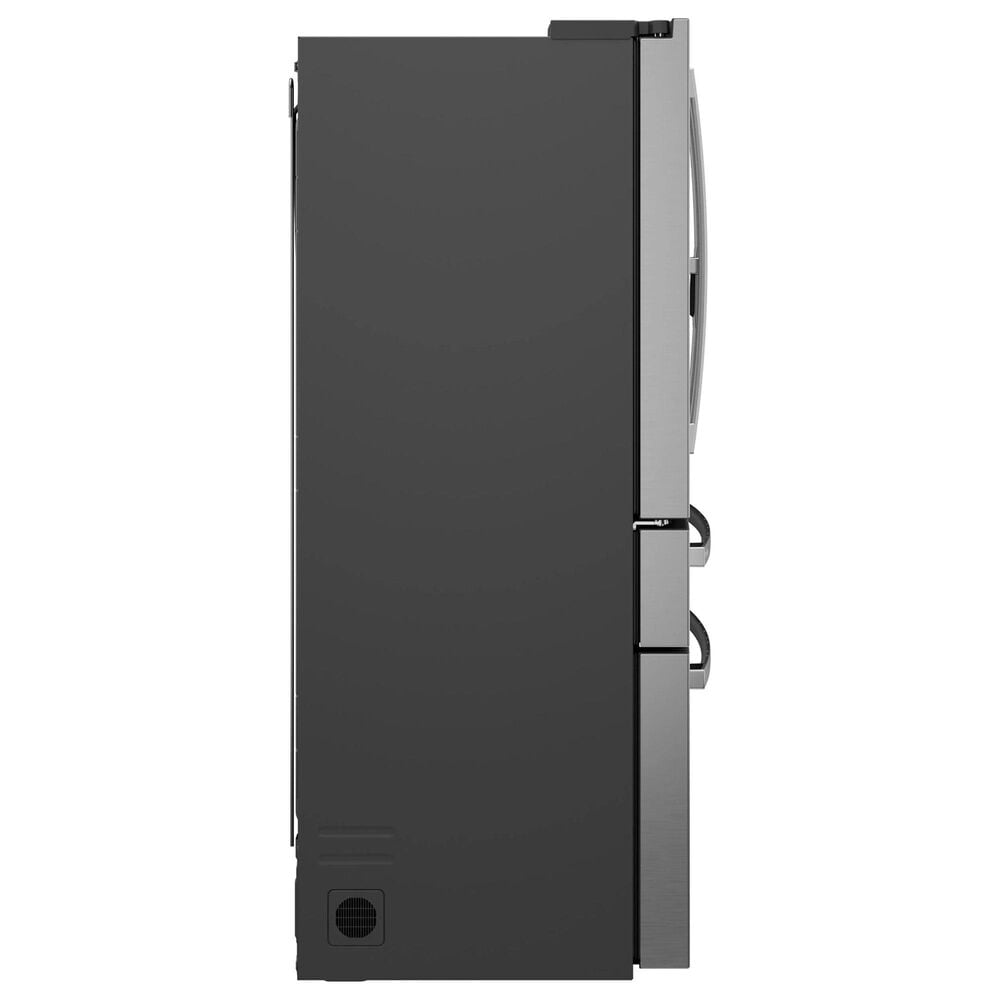 GE Profile 22.4 Cu. Ft. Smart Counter-Depth 4-Door French-Door Refrigerator with Kitchen Assistant in Fingerprint Resistant Stainless Steel, , large