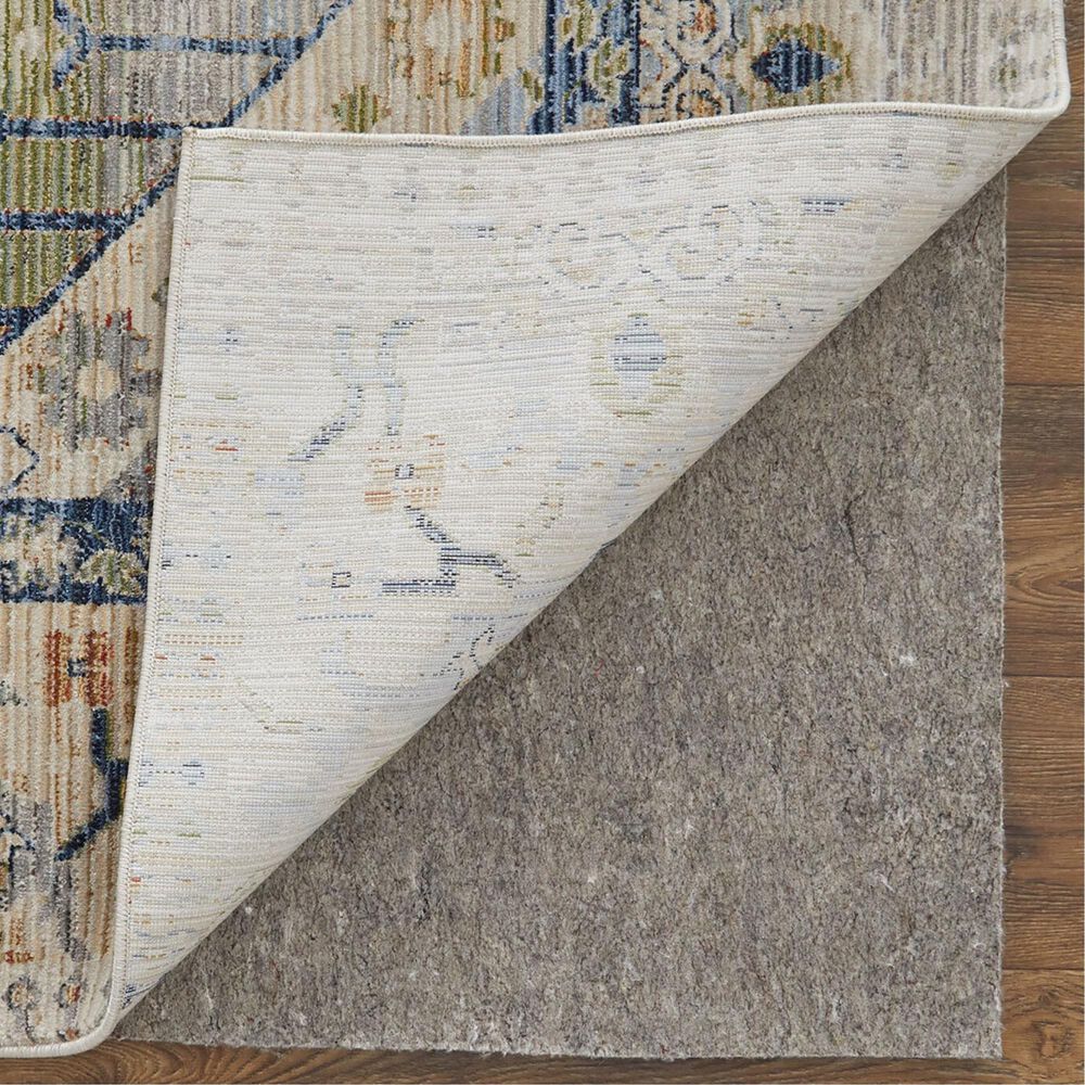 Feizy Melrose 5&#39; x 7&#39;6&quot; Ivory and Green Area Rug, , large