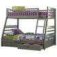 Pacific Landing Bunks Twin over Full Bunk Bed in Grey, , large