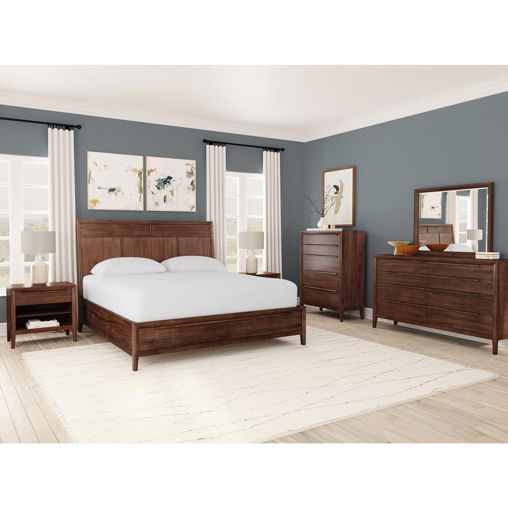 A-America Ralston King Storage Bed in Dark Amber, , large