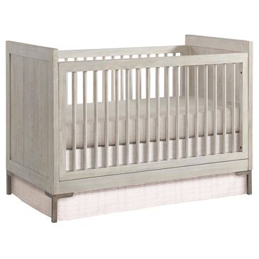 Eastern Shore Beck Convertible Raised End Panels Crib in Willow , , large