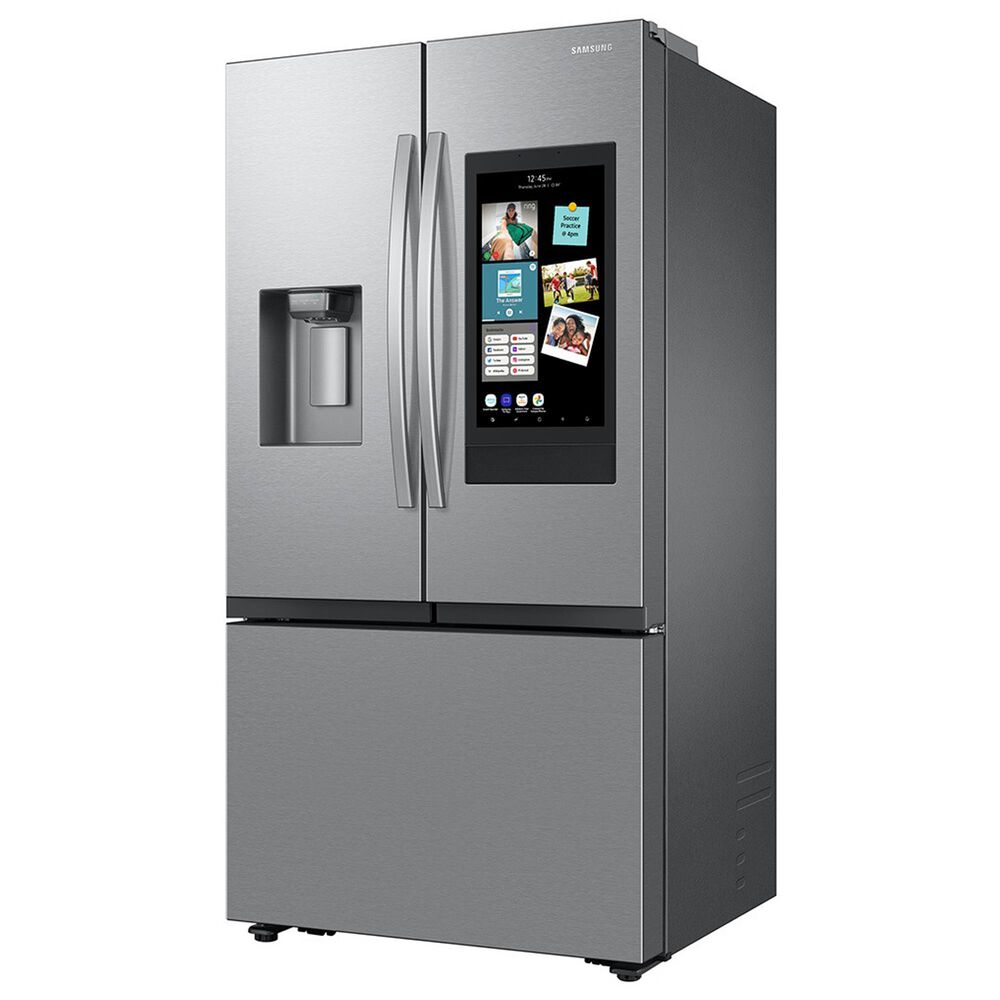 Samsung 25 Cu. Ft. 3-Door French Door Refrigerator with Family Hub in Stainless Steel, , large