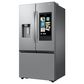 Samsung 25 Cu. Ft. 3-Door French Door Refrigerator with Family Hub in Stainless Steel, , large