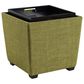 OSP Home Rockford Storage Ottoman in Green, , large