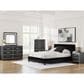 Ashley Zuraleus Queen Upholstered Platform Bed with Two Nightstands in Matte Black, , large