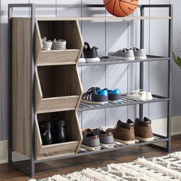 Signature Design by Ashley Maccenet Shoe Rack in Gray, , large