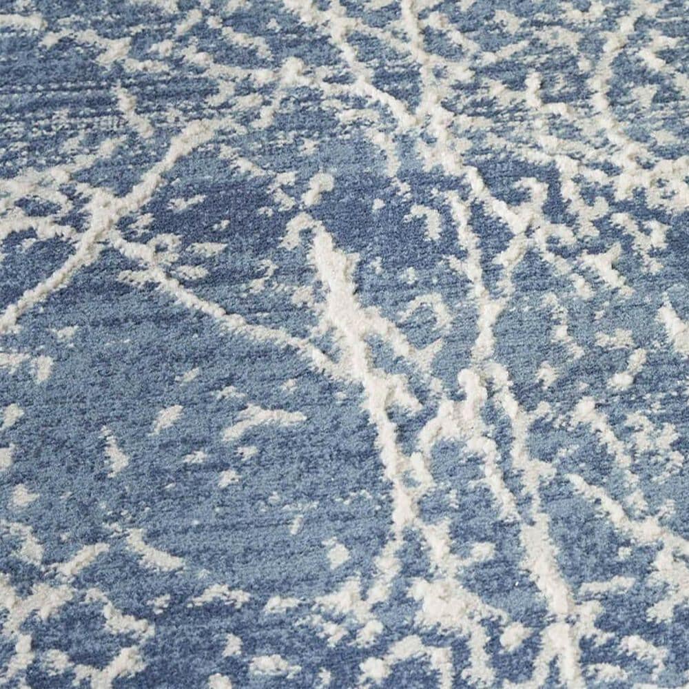 Nourison Exhale 7&#39;10&quot; x 9&#39;10&quot; Navy and Ivory Area Rug, , large
