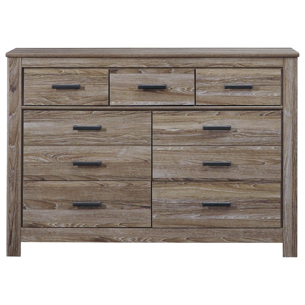 Ashley Zelen 3-Piece Queen Bedroom Set in Warm Gray, , large
