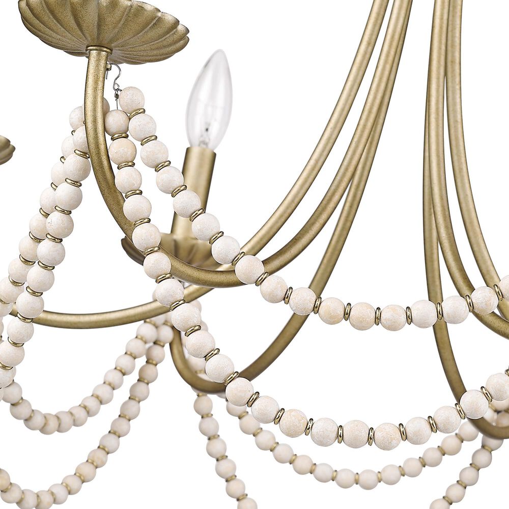 Golden Lighting Serafina 6-Light Chandelier in Golden Aura, , large