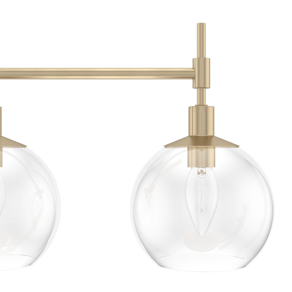 Hunter Xidane 5-Light Linear Chandelier in Alturas Gold, , large