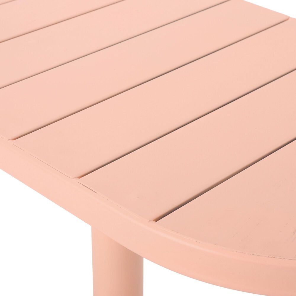 Hearth and Haven Santa Monica 3-Piece Outdoor Bistro Set in Coral, , large