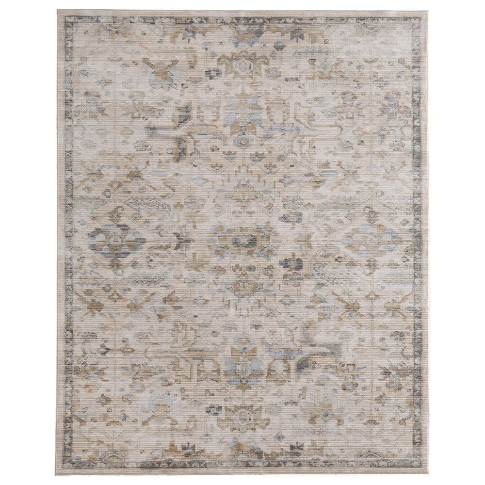 Feizy Augustine Ivory and Beige 7"10" x 10"3" Area Rug, , large