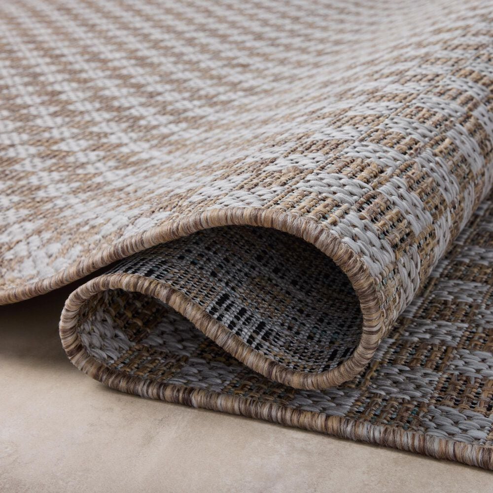 Amber Lewis x Loloi Topanga 7&#39;10&quot; x 10&#39; Natural and Silver Indoor/Outdoor Area Rug, , large