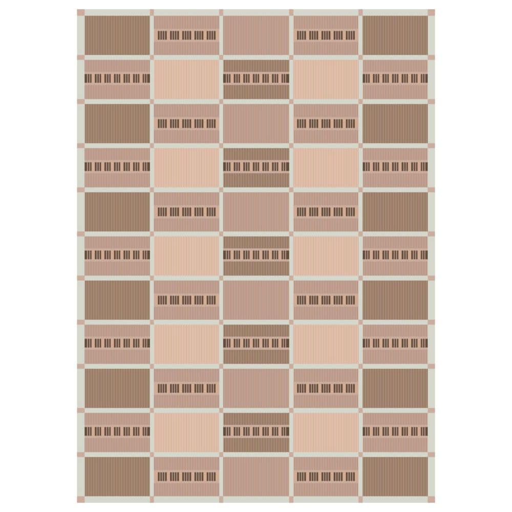 Balta Rugs Damaso Color Block 5"3" x 7" Tan Area Rug, , large