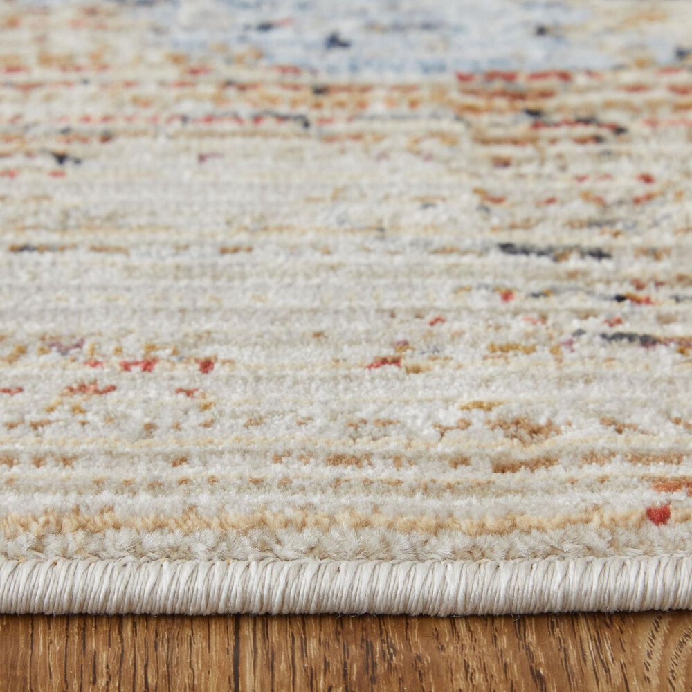 Feizy Sonora 7&#39;10&quot; x 10&#39;3&quot; Ivory and Blue Area Rug, , large
