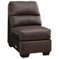 Ashley WillowBend 3-Piece Sectional with RAF Sofa in Umber, , large