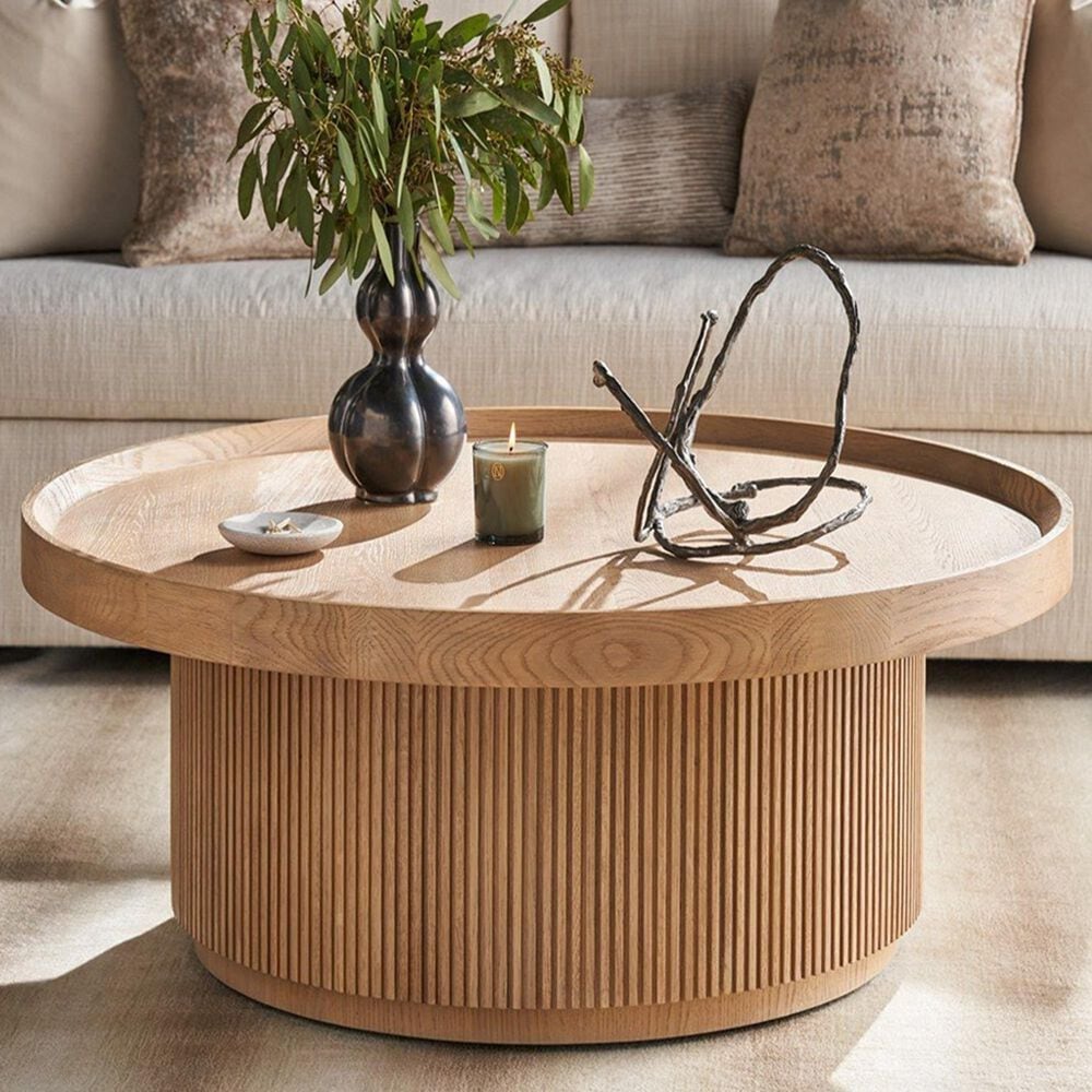 Furniture Worldwide Lumi Cocktail Table in Natural Oak, , large