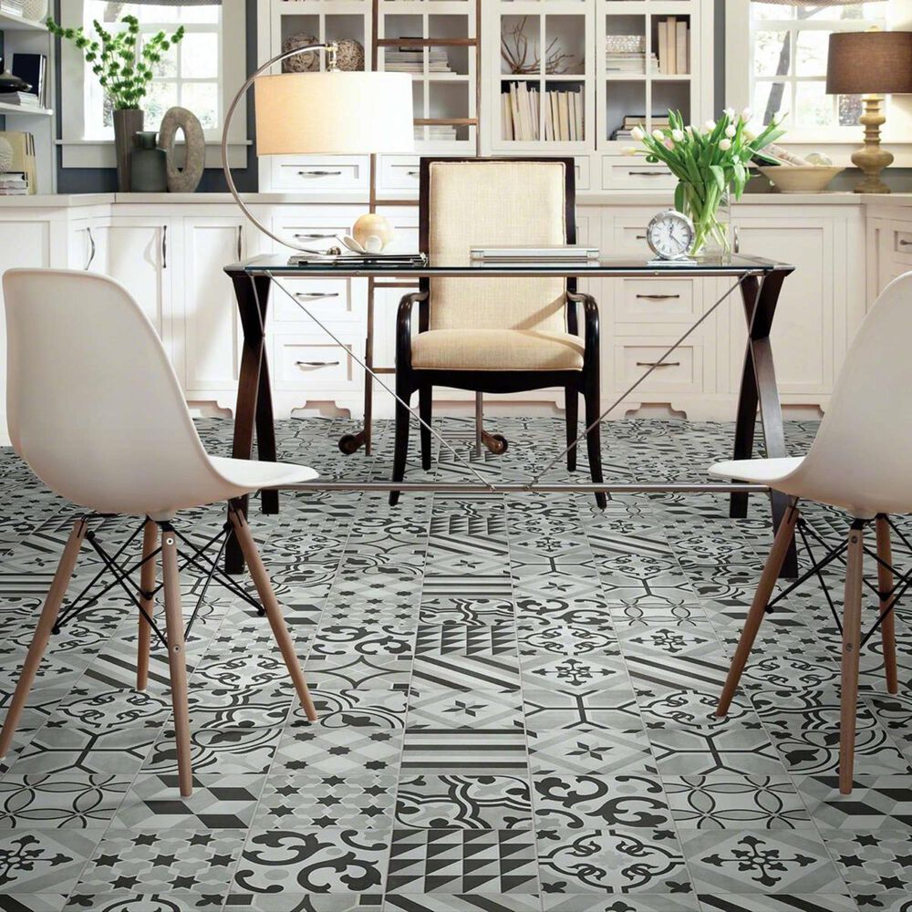 Shaw Revival Mix Opal 8" x 8" Porcelain Tile, , large