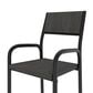 Rta Products Llc Office Visiting Chair with Metal Frame in Grayish Black, , large