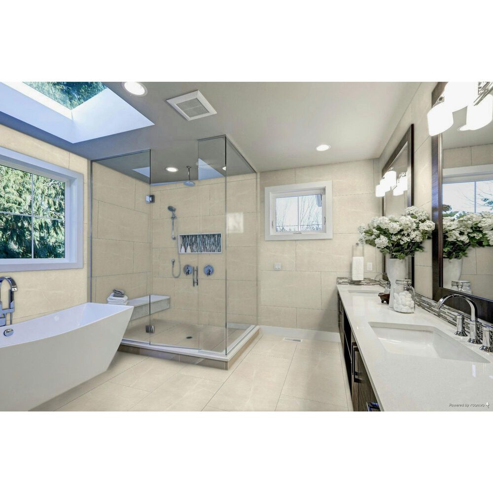 Emser Sterlina II Ivory 24&quot; x 47&quot; Matte Porcelain Tile, , large