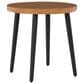 Ashley Horizon Hall Patio Round End Table in Brown and Black, , large