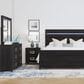 Mayberry Hill Tobias 6-Drawer Dresser and Mirror in Black, , large