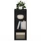 HOMLUX 3-Tier Bookcase with Decorative Open Shelves in Blackwood, , large