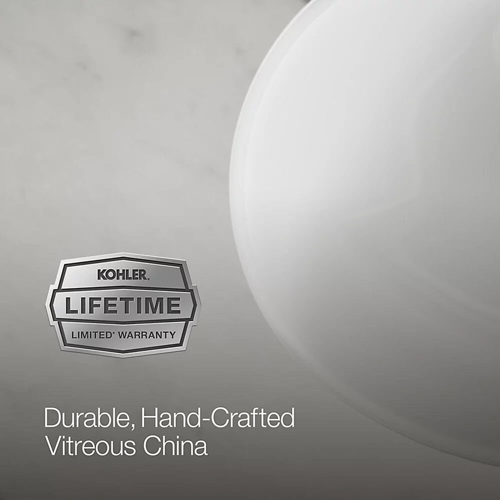 Kohler Caxton Oval Undermount Bathroom Sink in White, , large