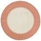 Surya Alfresco 5"3" Round Rust and Beige Indoor/Outdoor Area Rug, , large