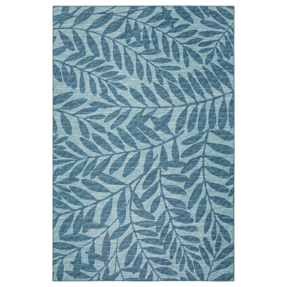 Dalyn Rug Company Sedona Floral 2" x 3" Denim Indoor/Outdoor Area Performance Rug, , large