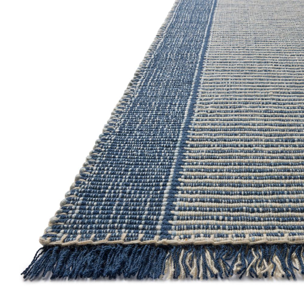 Loloi Sigrid Indigo and Ivory 2'3" x 3'9" Area Rug, , large