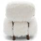 Furniture of America Lumir Long-Haired Accent Chair in White, , large