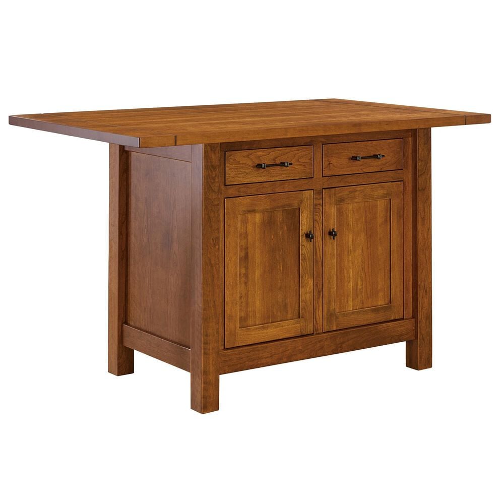 Archbold Furniture 3-Piece Rectangular Counter Height Dining Set in Walnut, , large