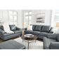 Ashley Genoa Ottoman in Steel, , large