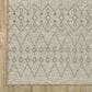 Oriental Weavers Tortuga TR04A 1"10" x 7"6" Beige and Black Runner, , large