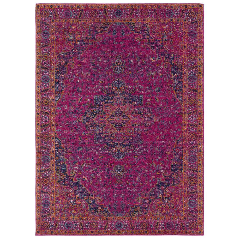 Surya Harput HAP-1008 3"10" x 5"7" Garnet, Orange and Teal Area Rug, , large