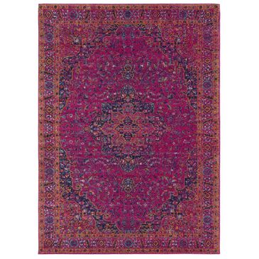 Surya Harput HAP-1008 3"10" x 5"7" Garnet, Orange and Teal Area Rug, , large