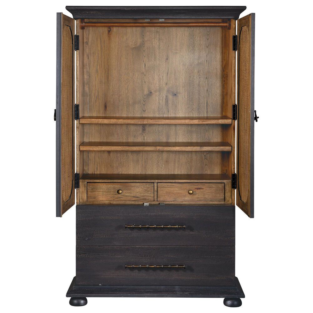 Hooker Furniture Big Sky Armoire in Black, , large