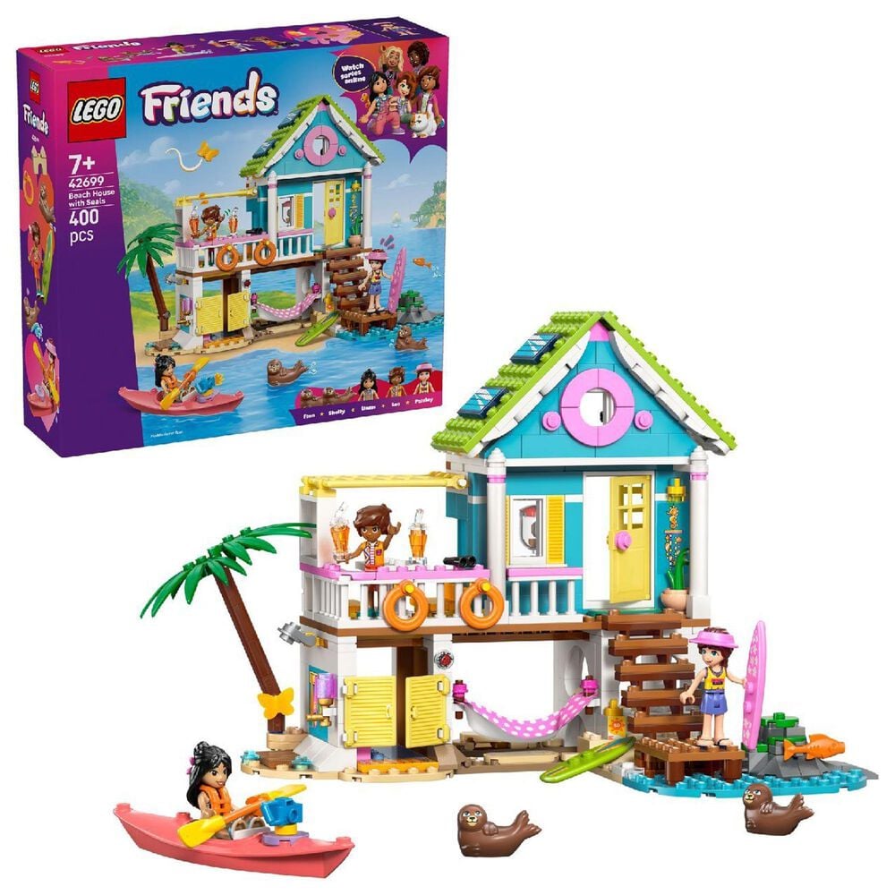 LEGO Friends Beach House with Seals Building Set, , large