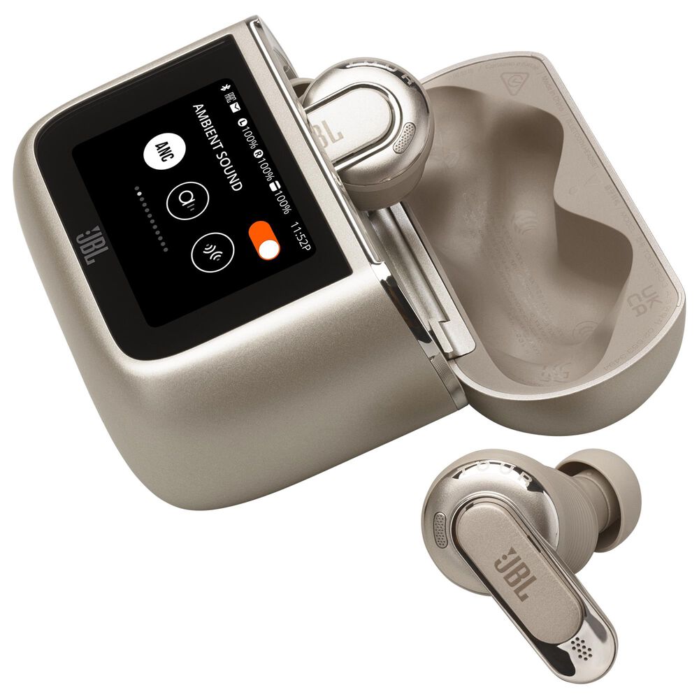 JBL Tour Pro 3 True Wireless Noise Cancelling Earbuds with Smart Charging Case in Latte, , large