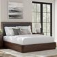 Millenium Dilenno King Panel Bed in Dark Brown with USB Ports, , large