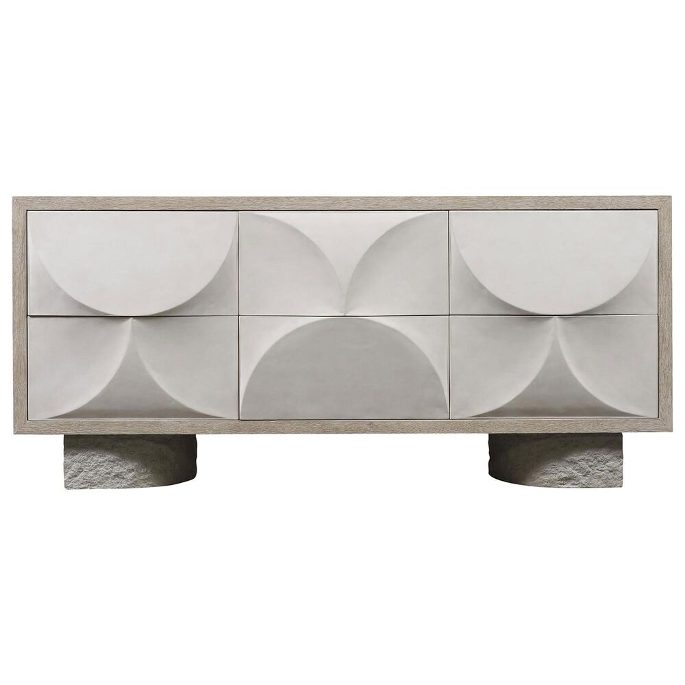 Bernhardt Lunula 6-Dresser in Sand Grey, Flaxen and Vellum, , large