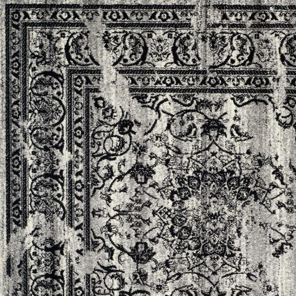 Safavieh Adirondack ADR101A-5 5&#39;1&quot; x 7&#39;6&quot; Silver/Black Area Rug, , large