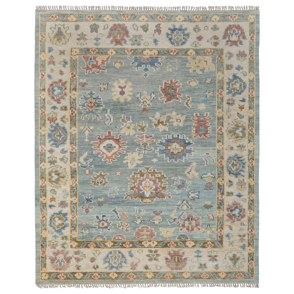 Feizy Fillmore 2" x 3" Blue and Ivory Area Rug, , large