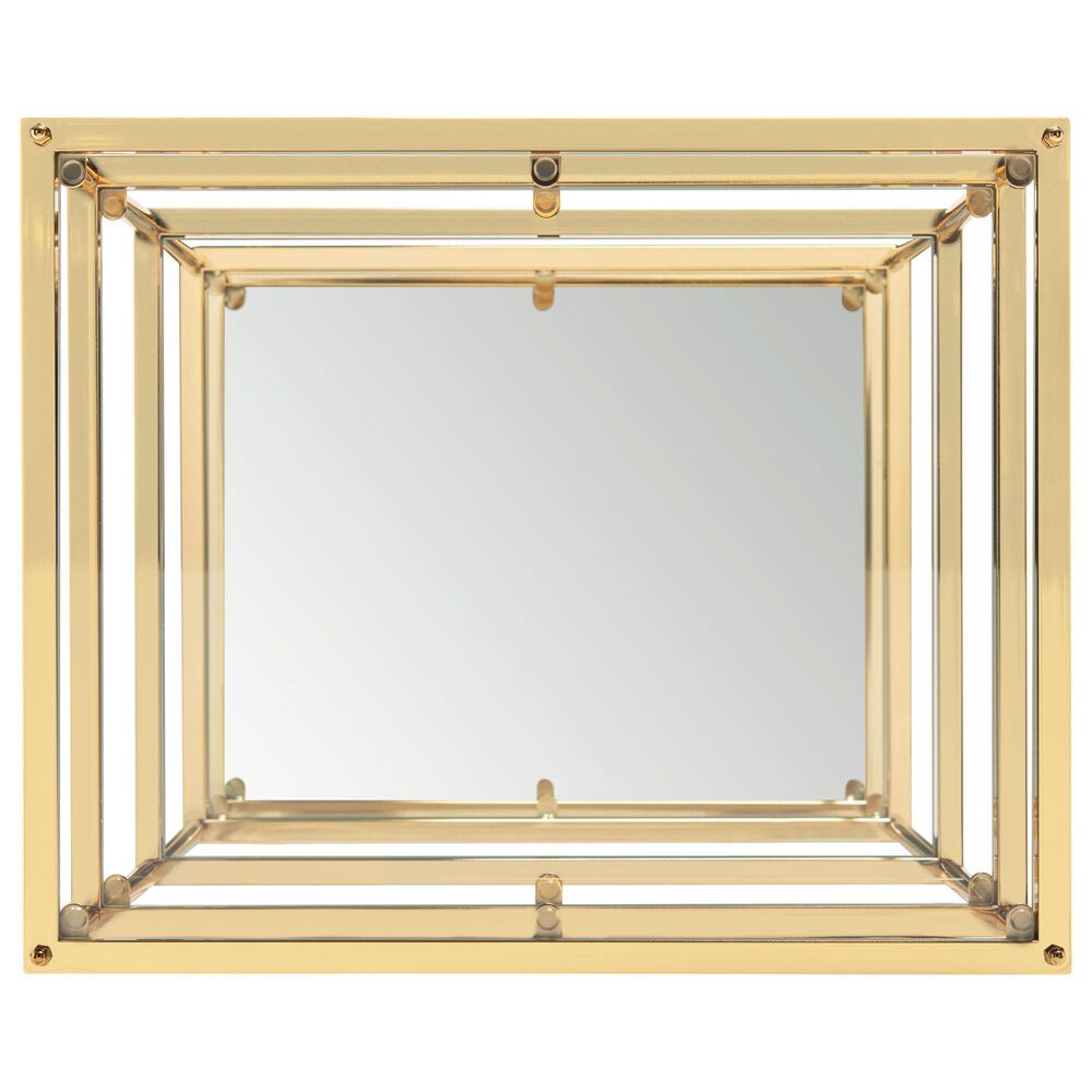 Safavieh Noelia Accent Table in Polished Gold, , large